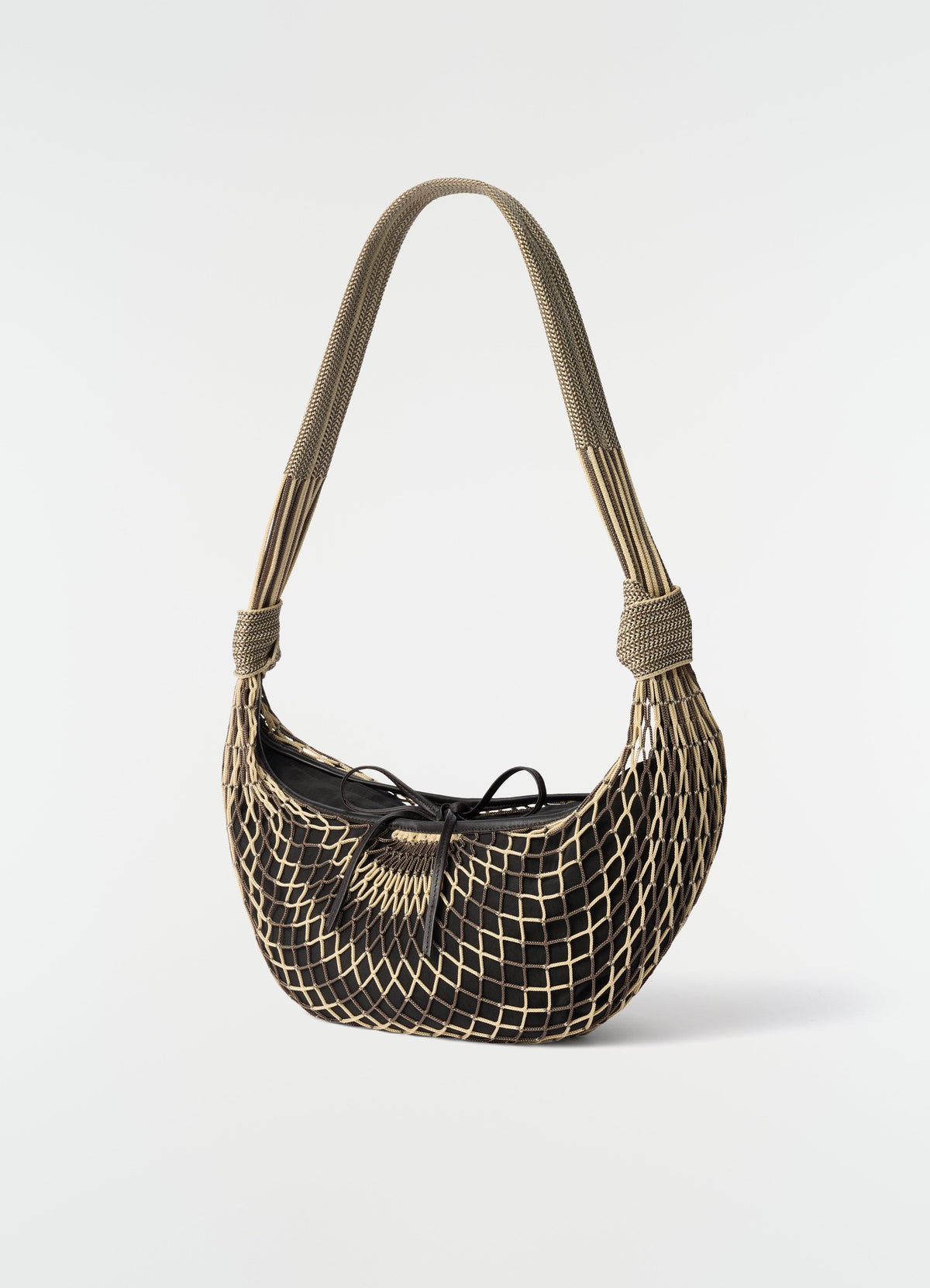 CROISSANT FILT BAG IN POLYESTER NET