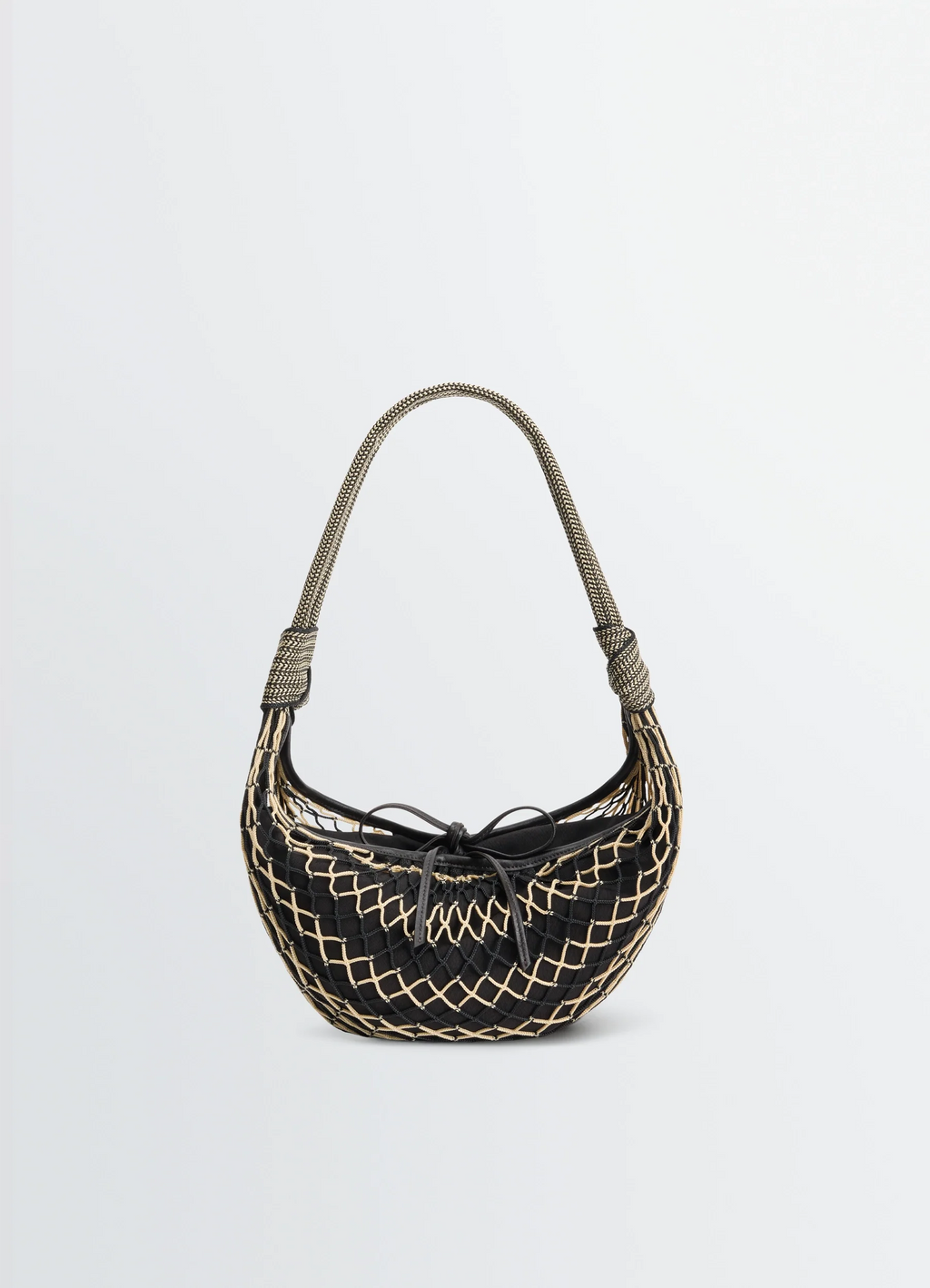 FORTUNE CROISSANT FILT BAG IN POLYESTER NET