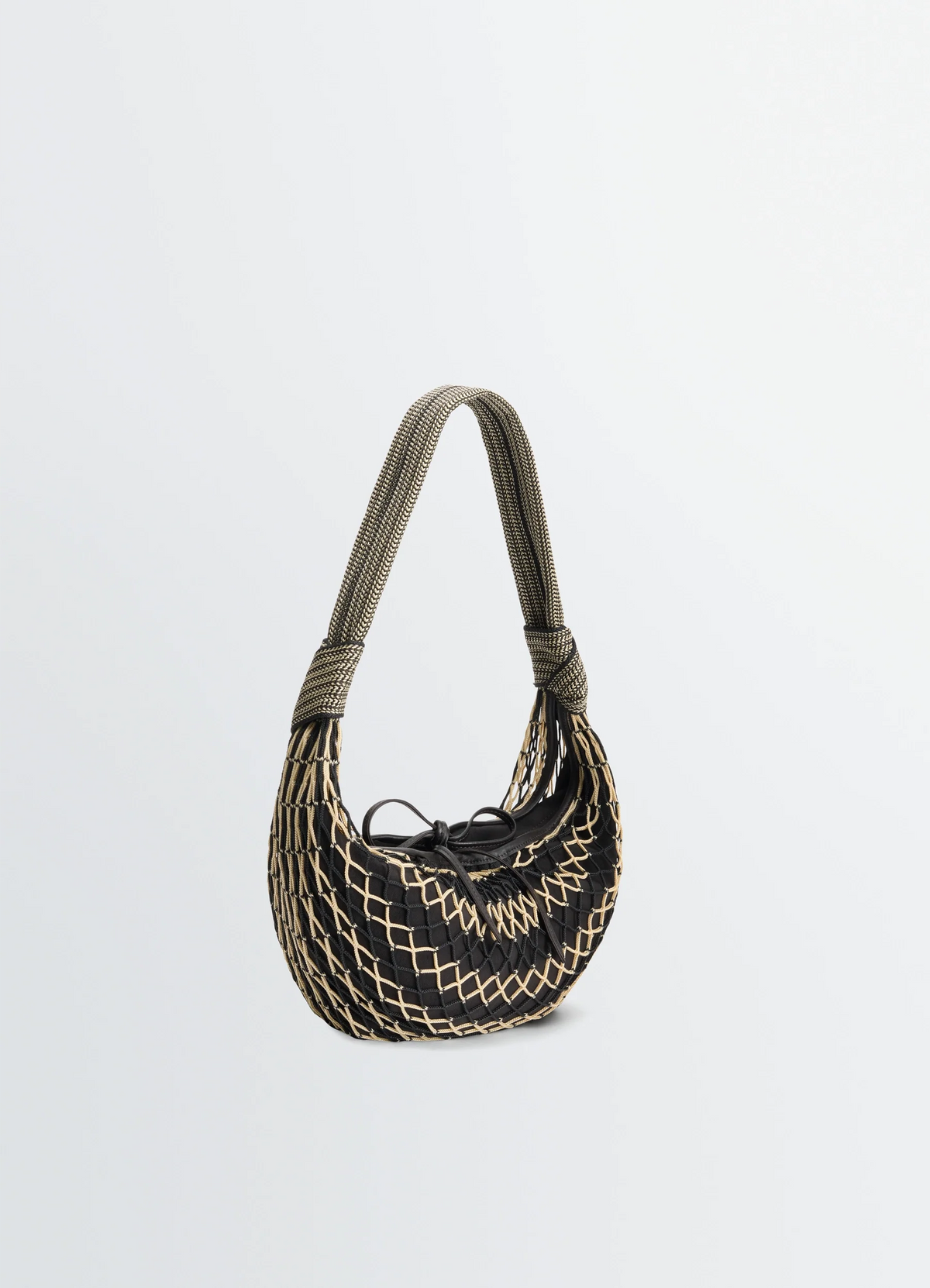 FORTUNE CROISSANT FILT BAG IN POLYESTER NET