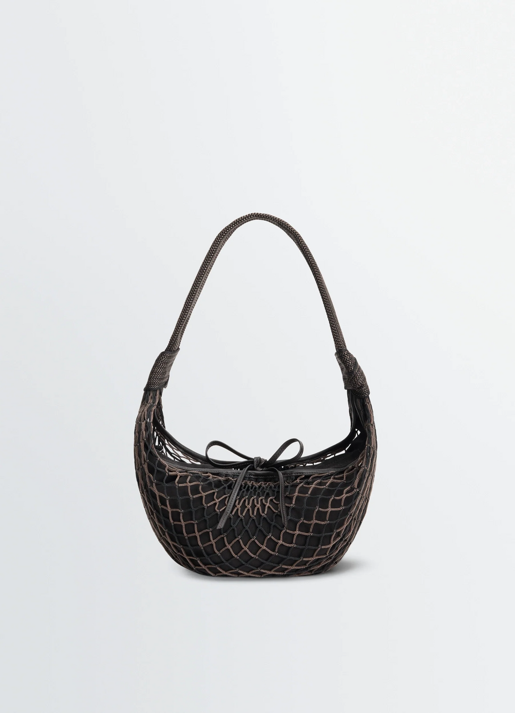 FORTUNE CROISSANT FILT BAG IN POLYESTER NET