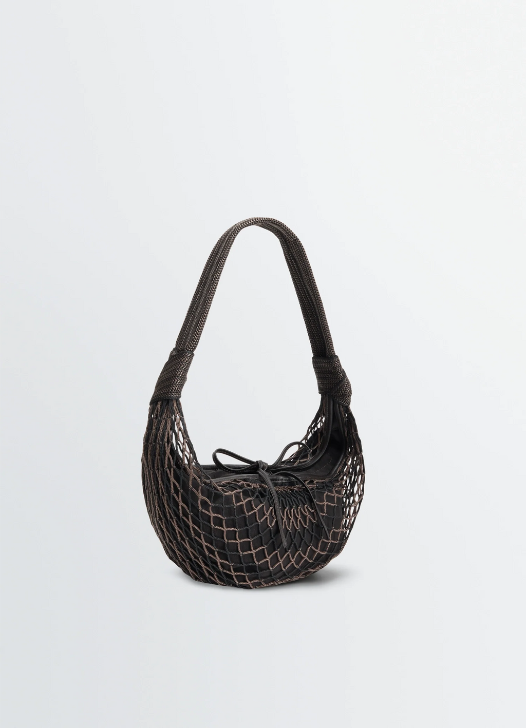 FORTUNE CROISSANT FILT BAG IN POLYESTER NET