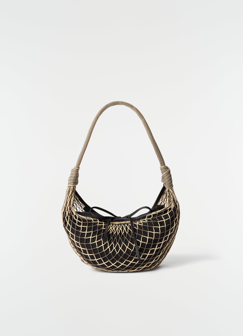 FORTUNE CROISSANT FILT BAG IN POLYESTER NET