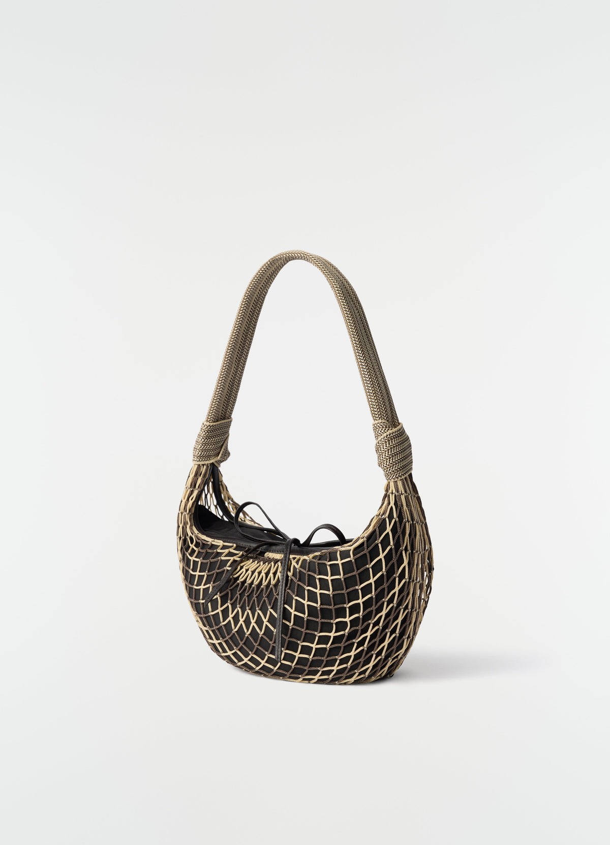 FORTUNE CROISSANT FILT BAG IN POLYESTER NET