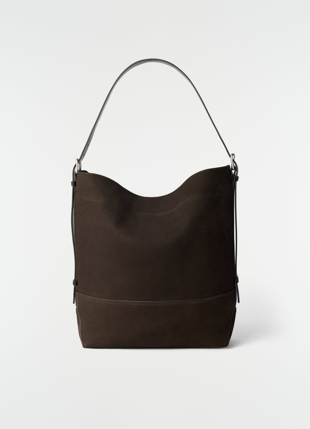 CABAS À CEINTURE EN CUIR NUBUCK D'ALPAGA