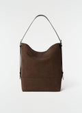 BELTED TOTE BAG IN ECO HEAVY COTTON CANVAS