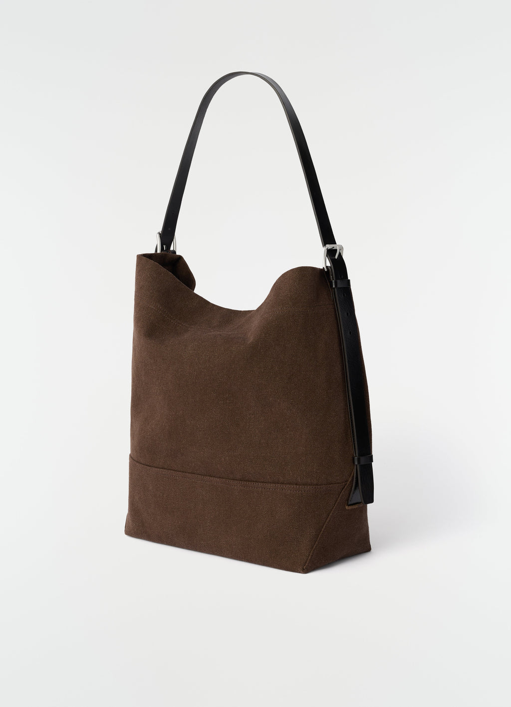 BELTED TOTE BAG IN ECO HEAVY COTTON CANVAS