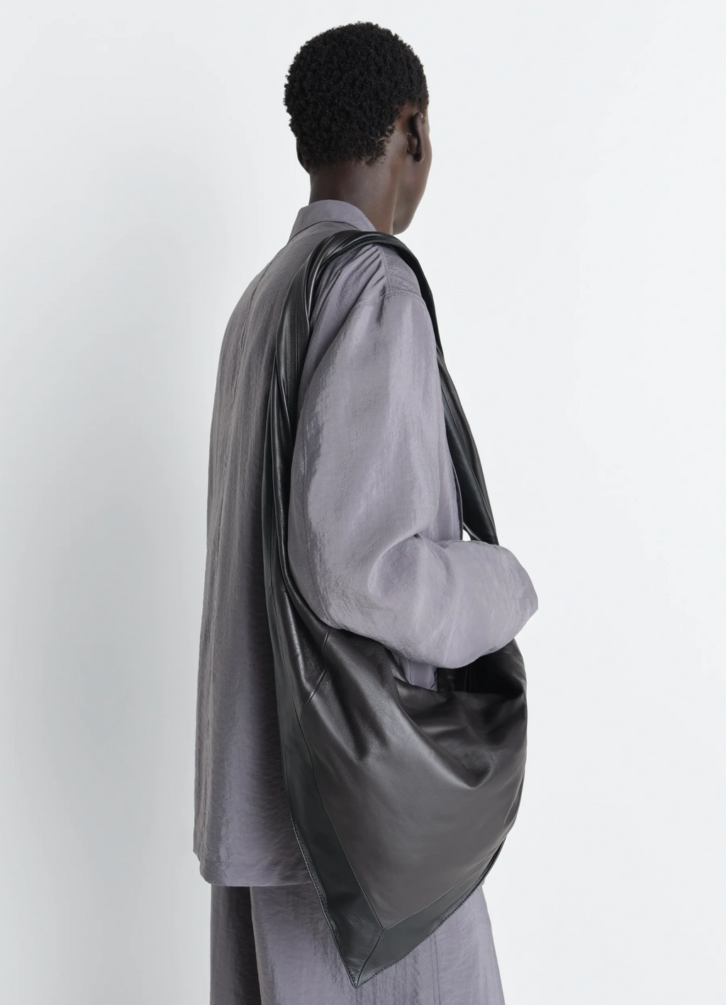 SAC FOULARD EN CUIR NAPPA BRILLANT