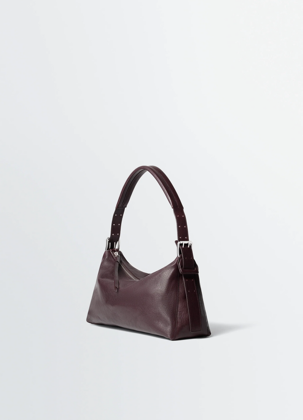 SAC BAGUETTE CEINTURÉ EN CUIR PAPER LUX