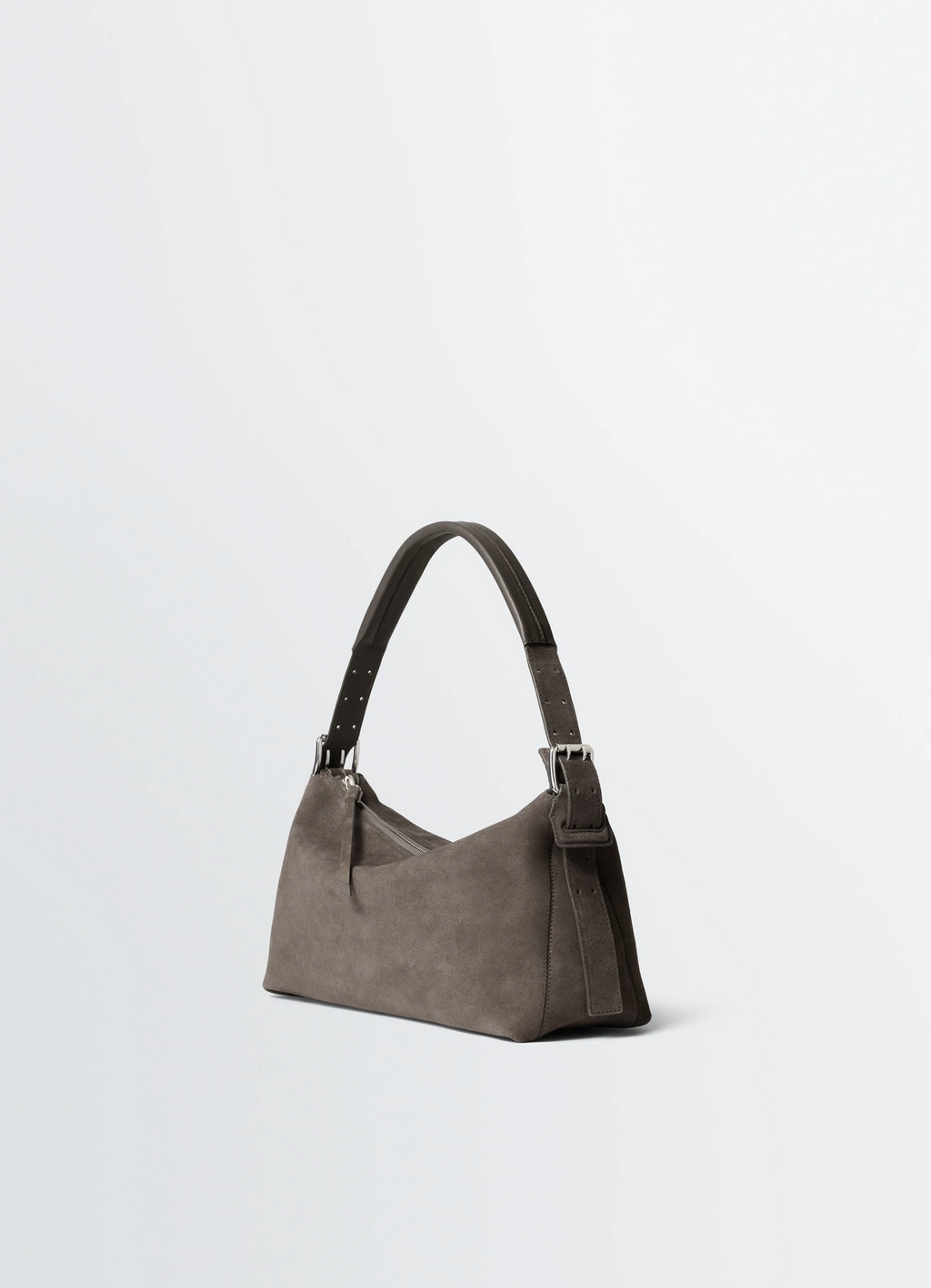 SAC BAGUETTE CEINTURÉ EN CUIR SUÈDE