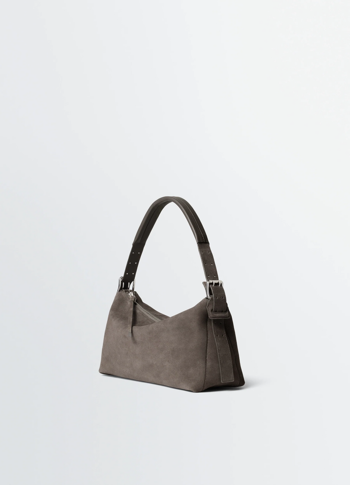 SAC BAGUETTE CEINTURÉ EN CUIR SUÈDE