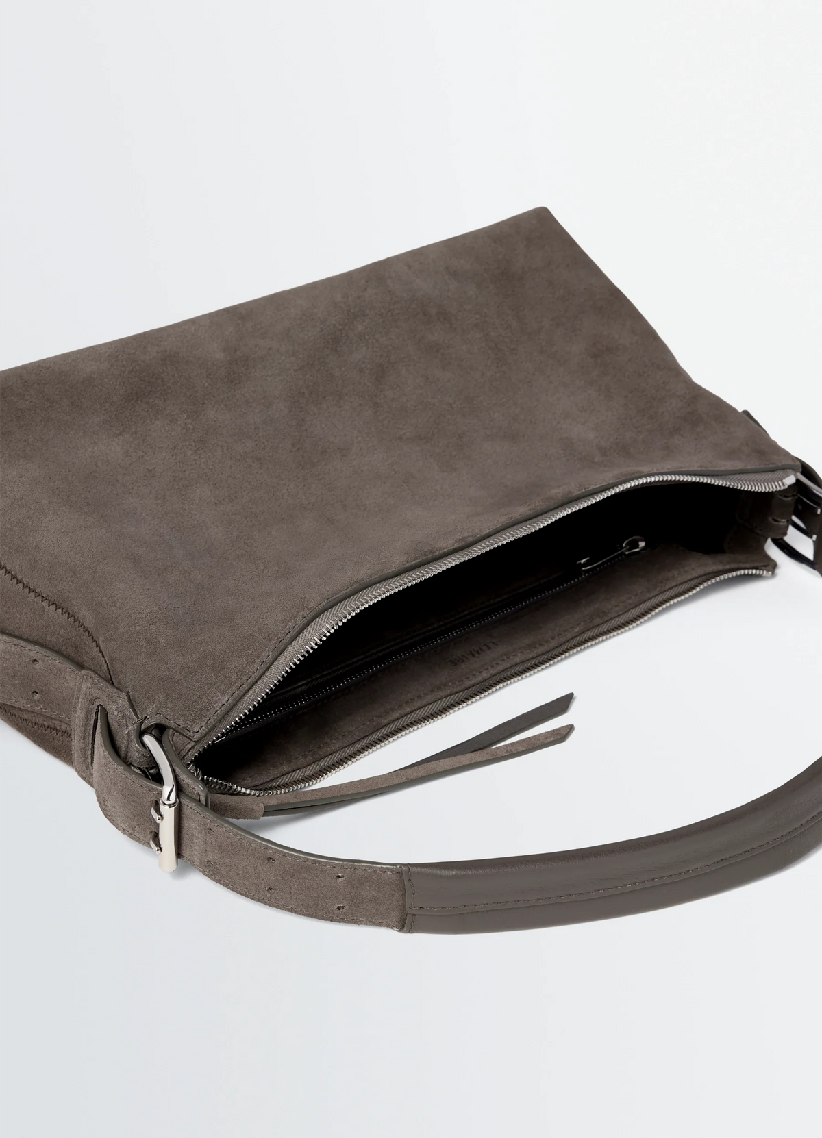 SAC BAGUETTE CEINTURÉ EN CUIR SUÈDE