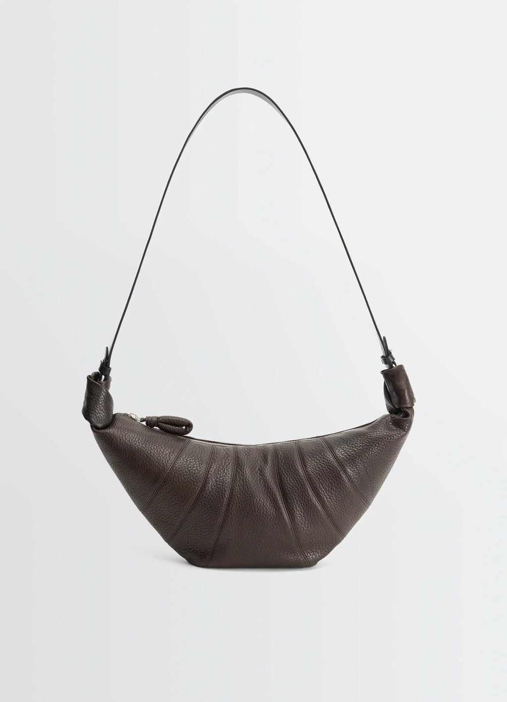 RAIL BELT MEDIUM CROISSANT BAG IN GRAINED COW LEAHER