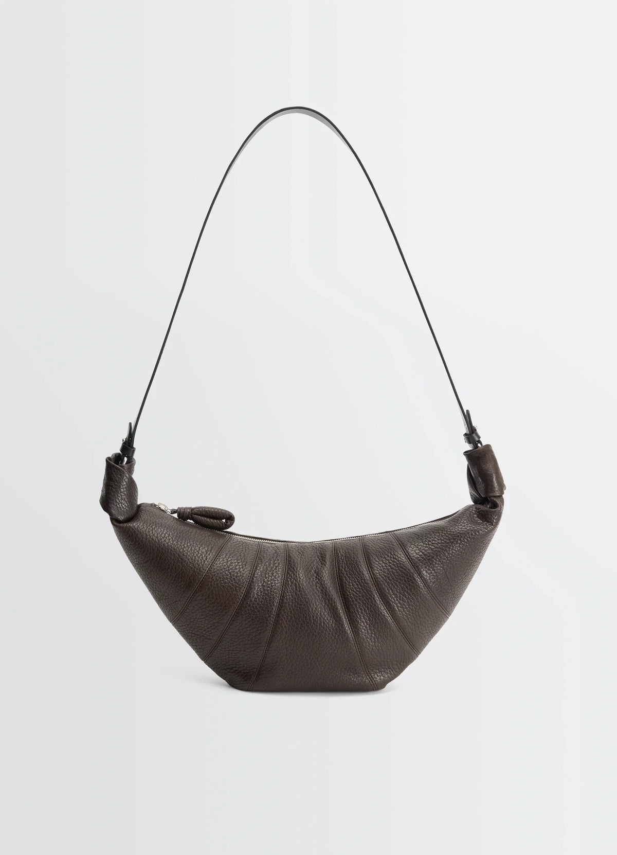 RAIL BELT MEDIUM CROISSANT BAG IN GRAINED COW LEAHER