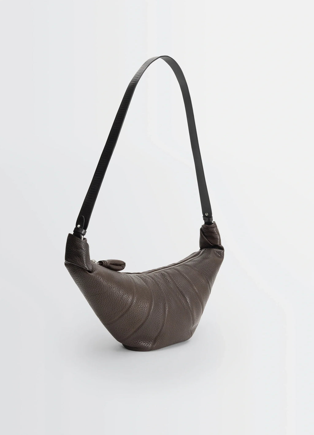 RAIL BELT MEDIUM CROISSANT BAG IN GRAINED COW LEAHER