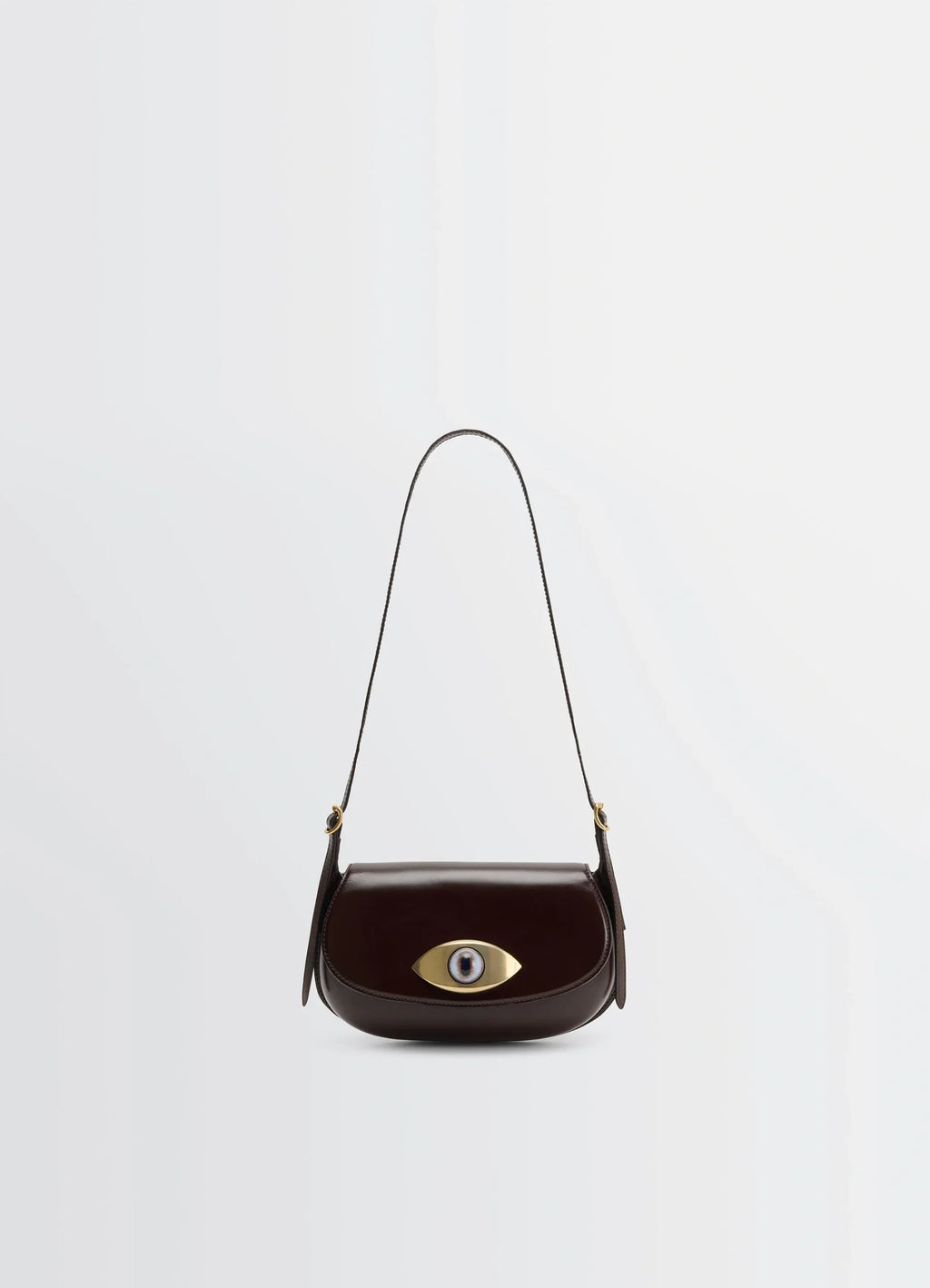 AUBOCK EYE BAG IN VEGETABLE COWSKIN LEATHER