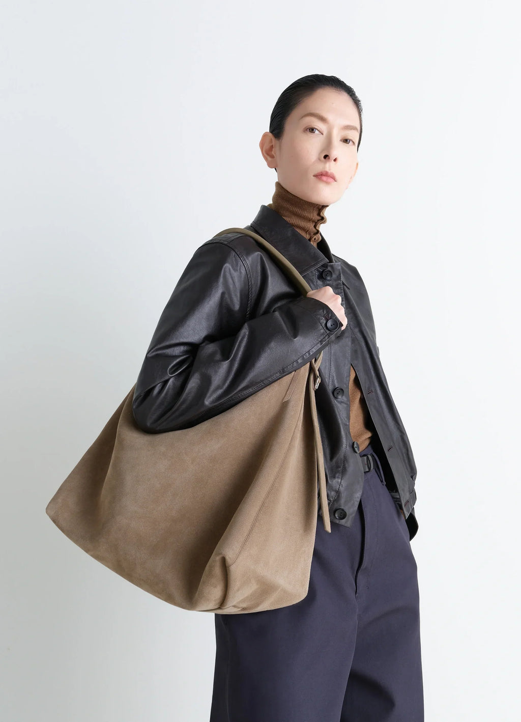SAC HOBO CEINTURÉ EN CUIR SUÉDÉ