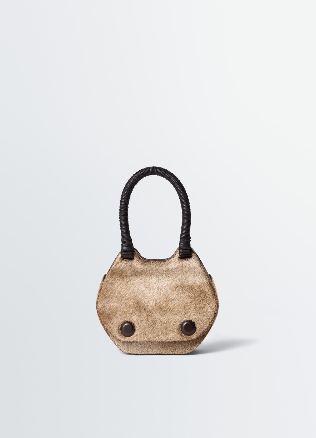SAC À MAIN GRENOUILLE EN CUIR FAÇON PONY
