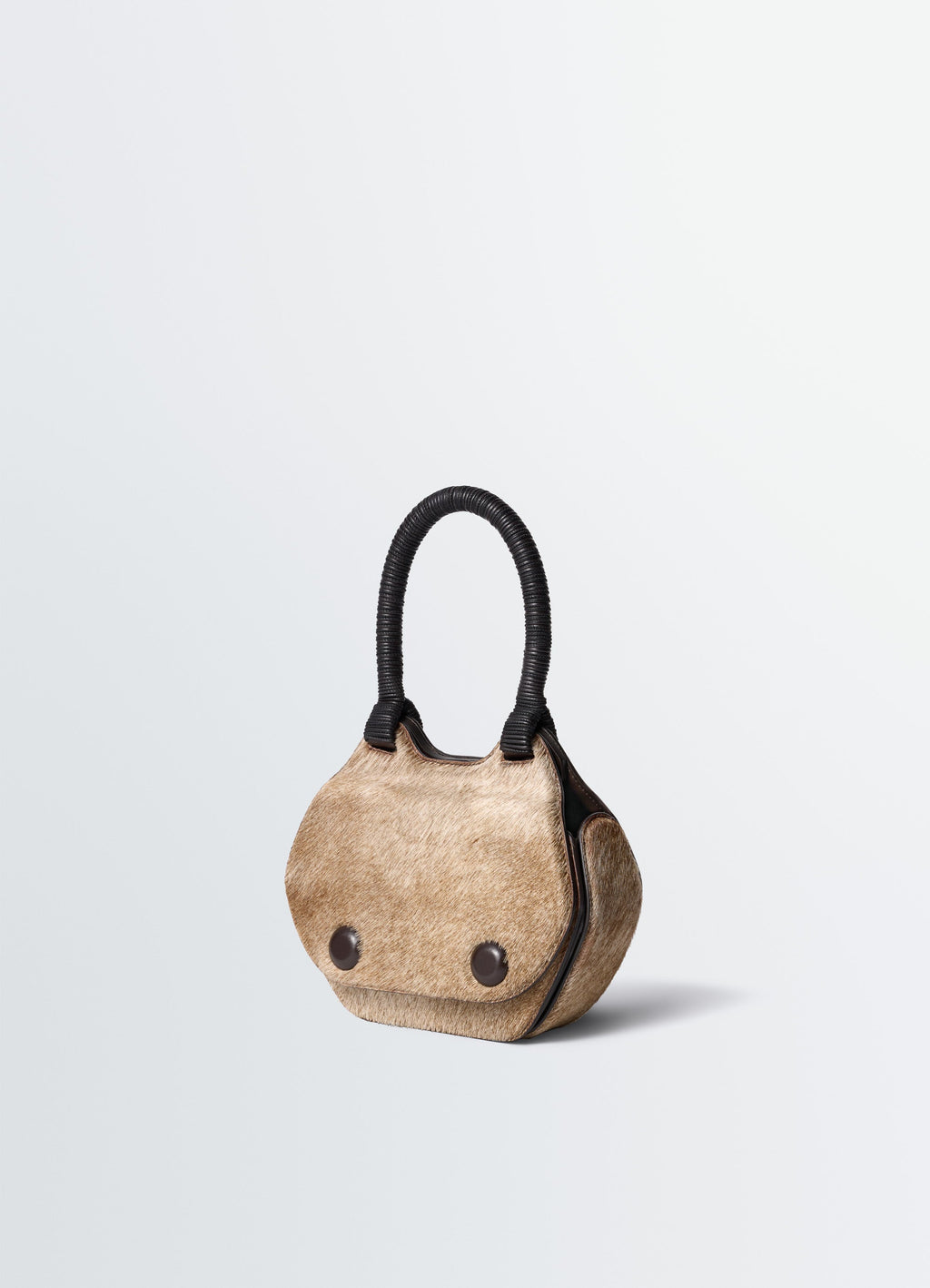SAC À MAIN GRENOUILLE EN CUIR FAÇON PONY