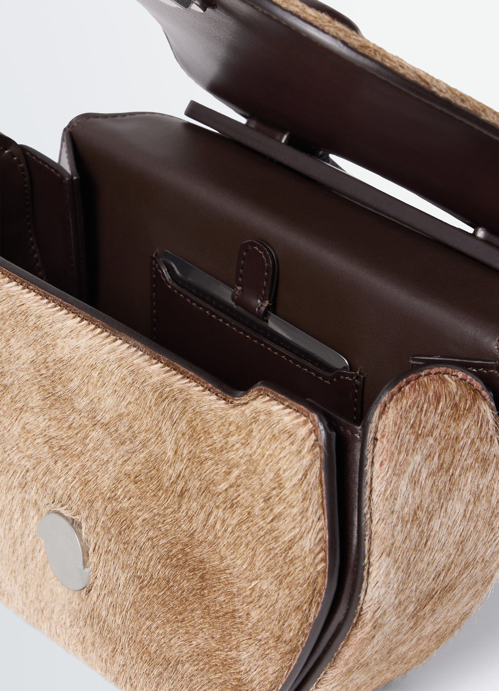 SAC À MAIN GRENOUILLE EN CUIR FAÇON PONY