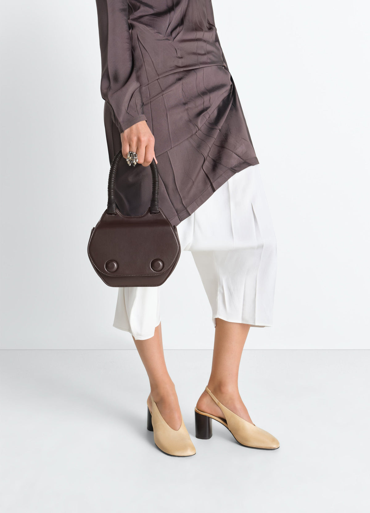 FROG HANDBAG IN SHINY CALFSKIN LEATHER