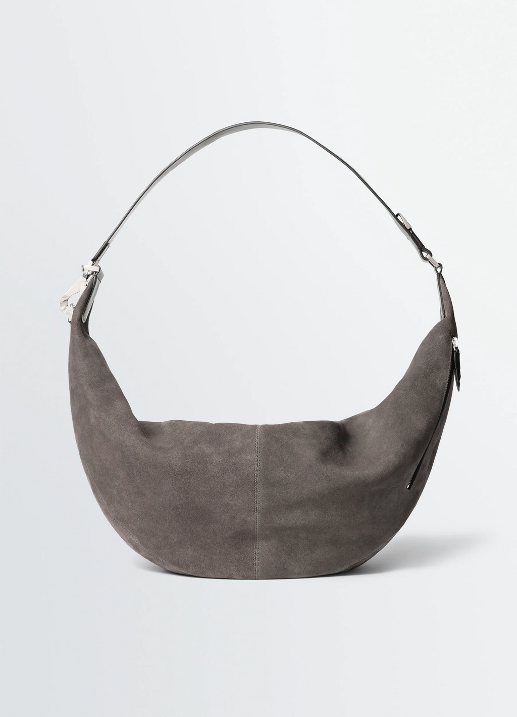 GRAND SAC À CLIP QUIVER EN CUIR SUÉDÉ