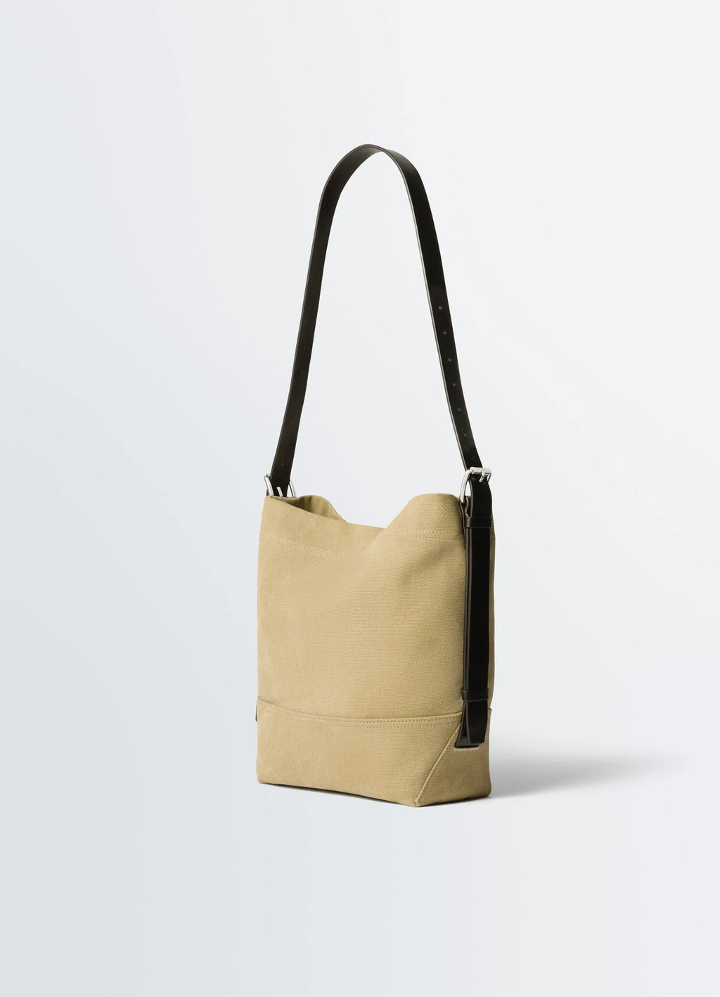 SMALL BELTED TOTE BAG IN TIE-DYE COTTON CANVAS