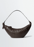 WESTERN STUDS LARGE CROISSANT BAG IN GRAINED COW LEAHER