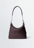 SMALL BELTED HOBO BAG IN PAPER LUX LEATHER