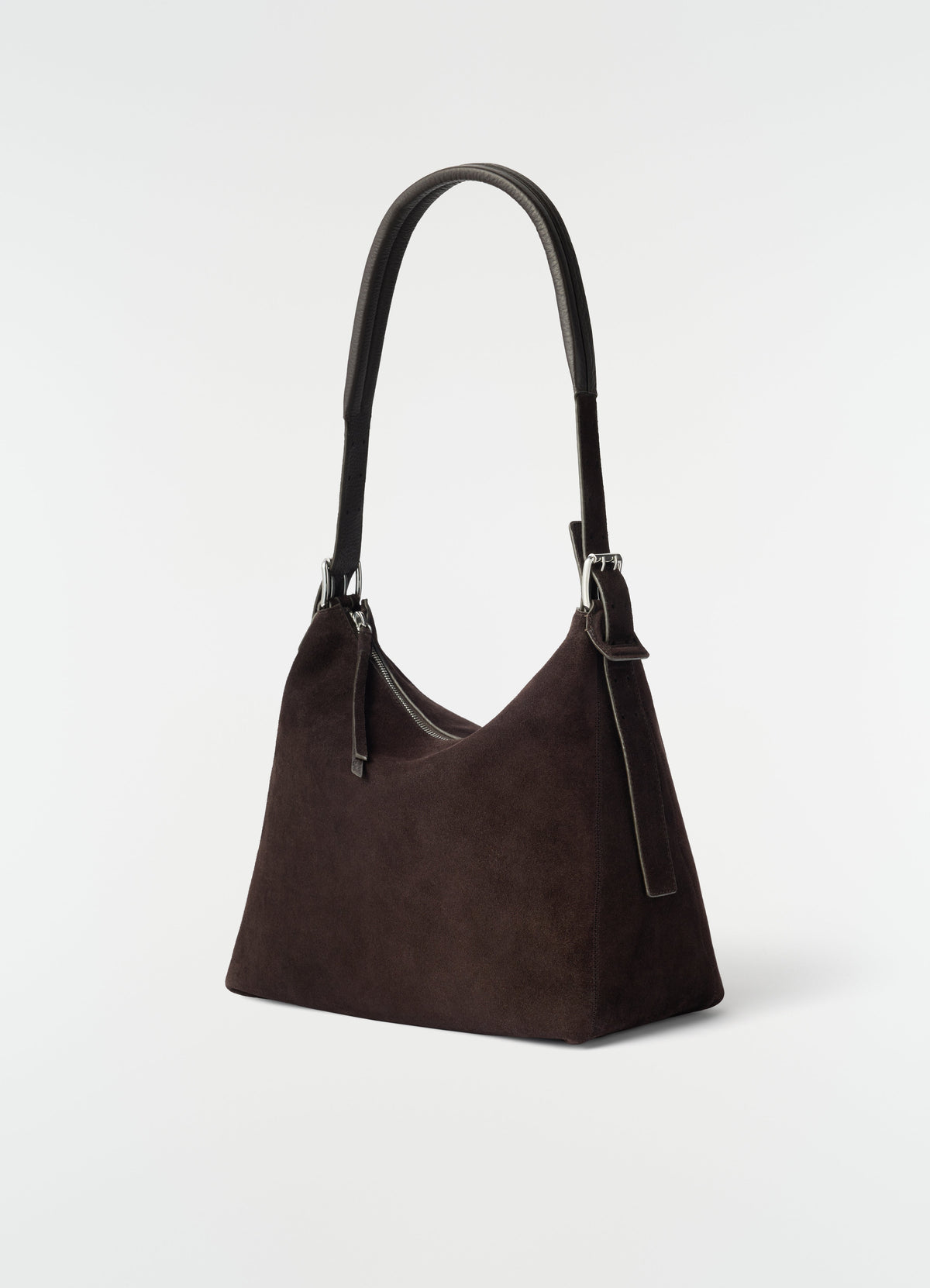 PETIT SAC HOBO À CEINTURE EN CUIR SUÉDÉ