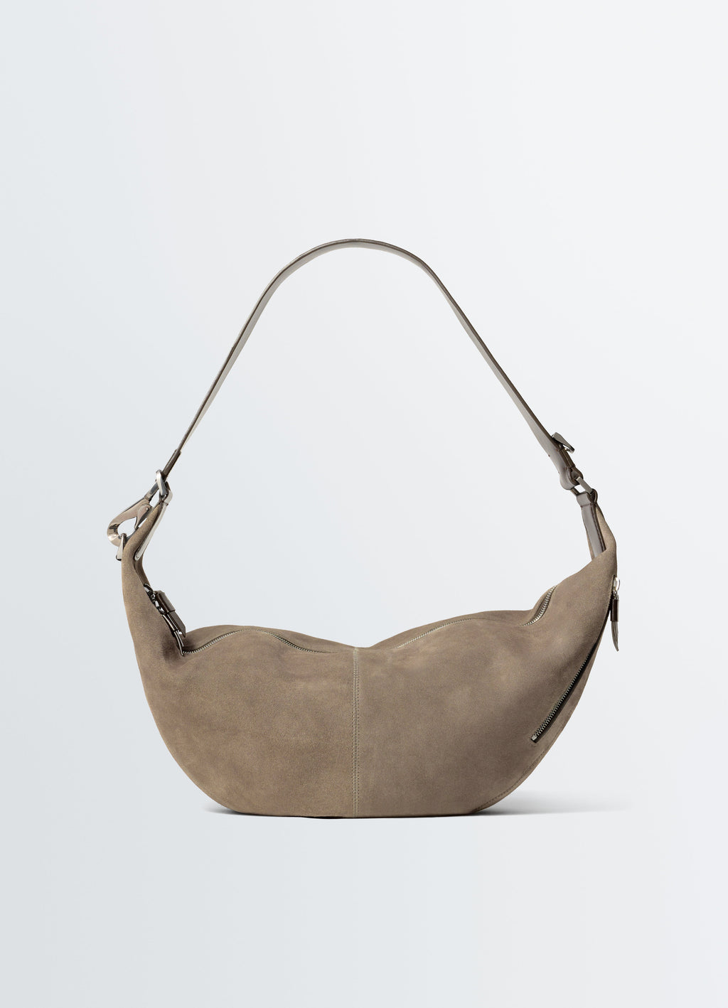 SAC À CLIP QUIVER EN CUIR SUÉDÉ