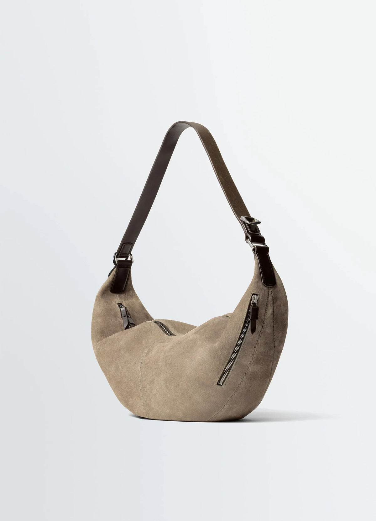 SAC À CLIP QUIVER EN CUIR SUÉDÉ