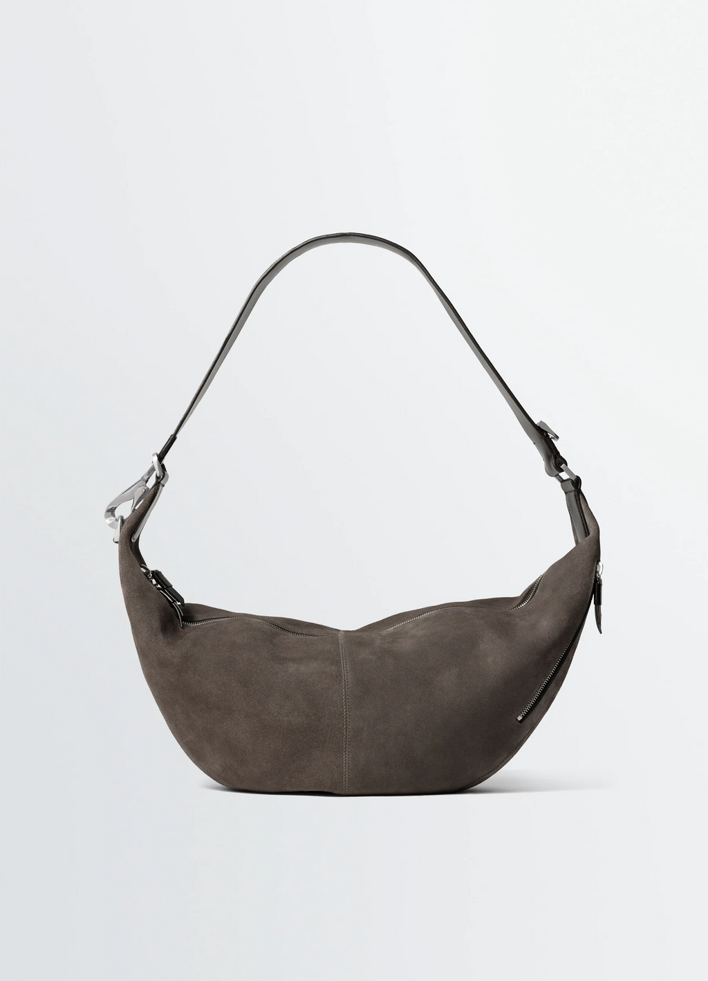QUIVER CLIP BAG IN SUEDE LEATHER