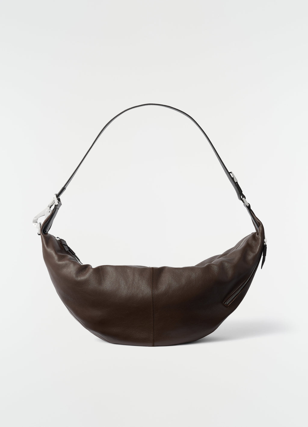 QUIVER CLIP BAG IN GRAINED BUFFALO LEATHER