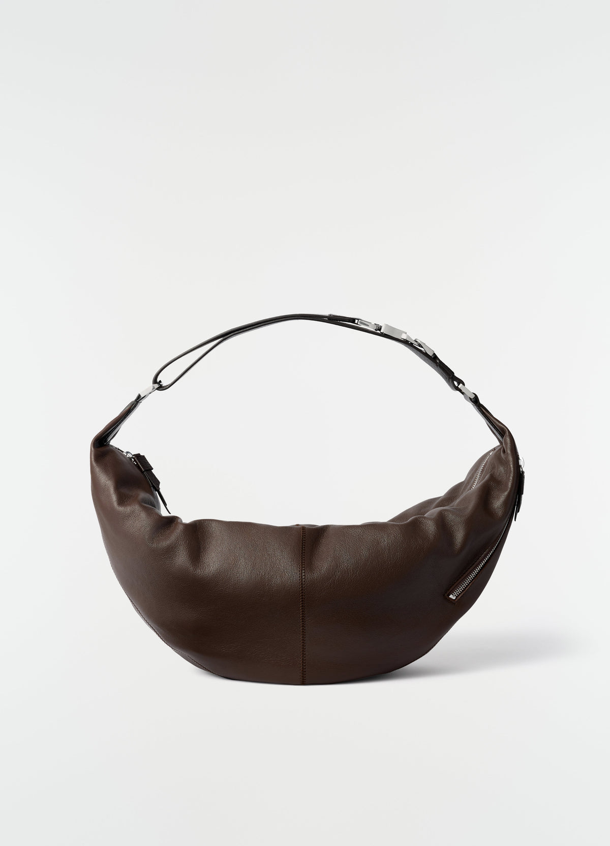 QUIVER CLIP BAG IN GRAINED BUFFALO LEATHER
