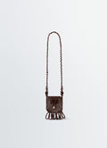 GRIGRI NECKLACE BAG IN WOODEN BEADS
