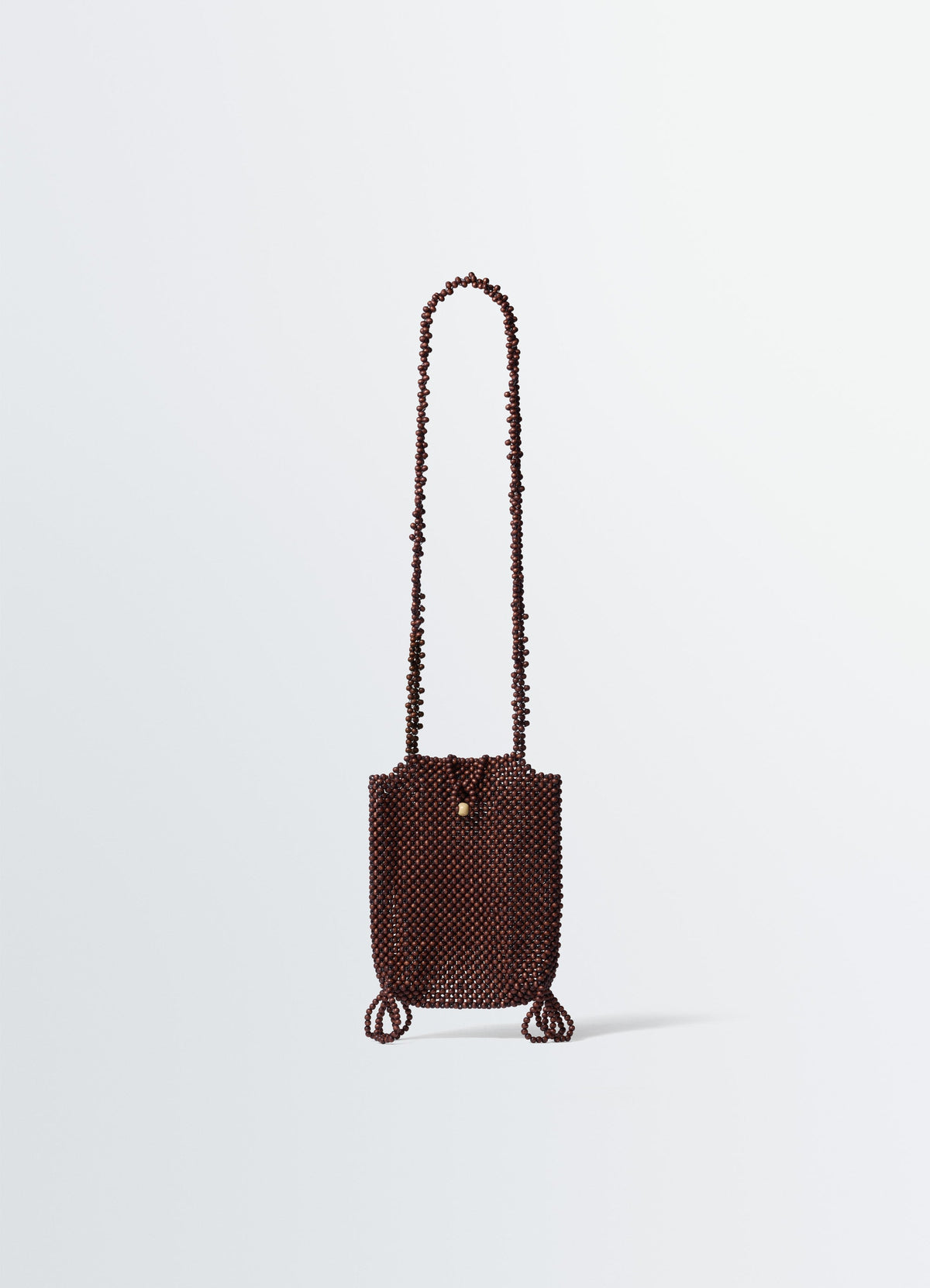 GRIGRI PORTE-TÉLÉPHONE EN PERLES DE BOIS