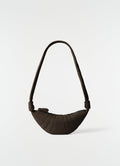 PETIT SAC CROISSANT EN CUIR NUBUCK D'ALPAGA