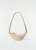 SMALL CROISSANT BAG IN ALPACA NUBUCK LEATHER