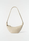 SAC CROISSANT MOYEN EN CUIR NUBUCK D'ALPAGA