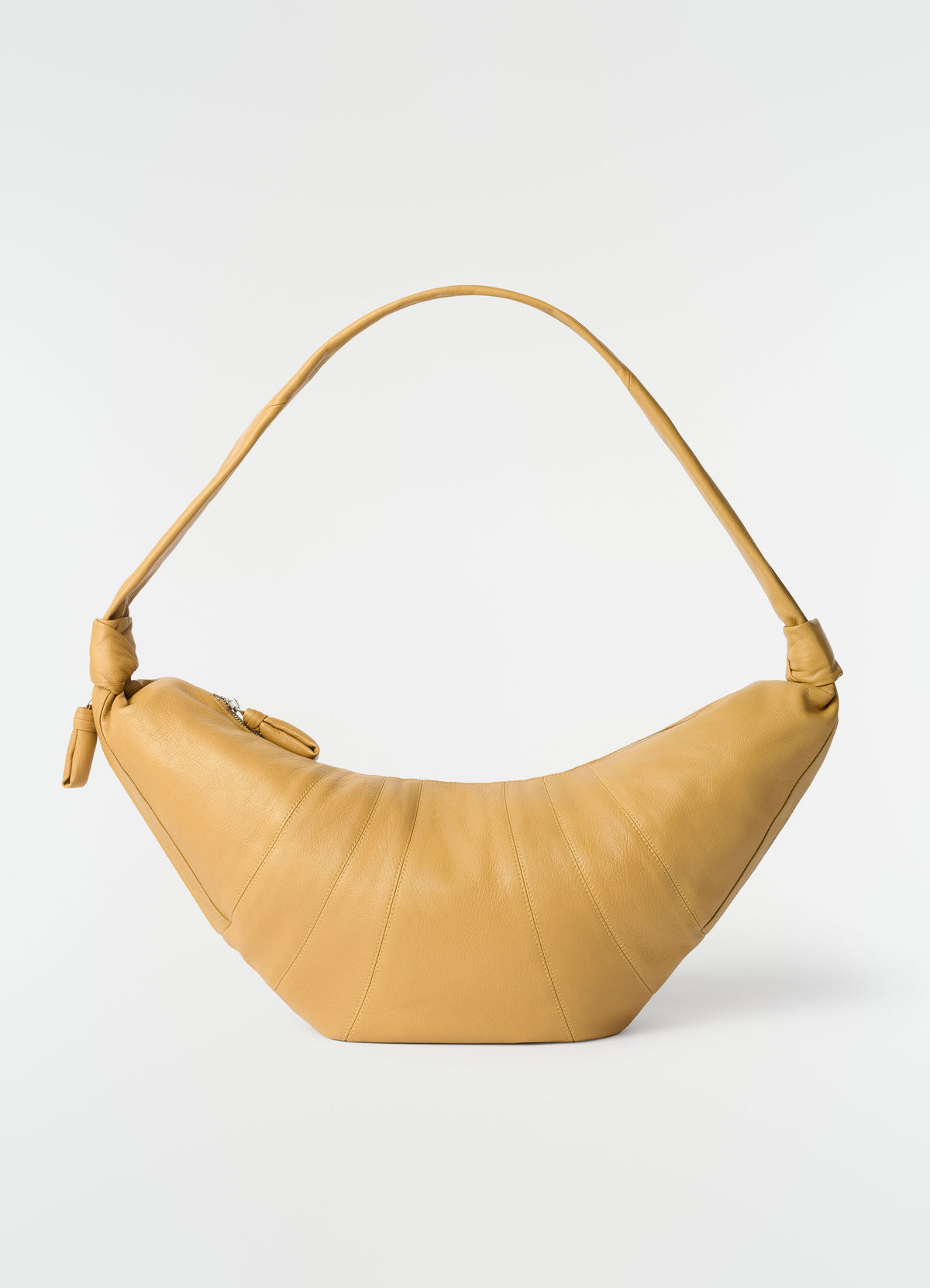 GRAND SAC CROISSANT EN CUIR DE CHÈVRE