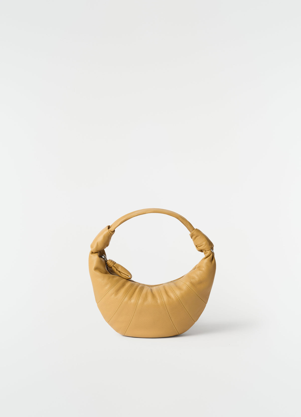 MINI SAC CROISSANT FORTUNE EN CUIR DE CHÈVRE
