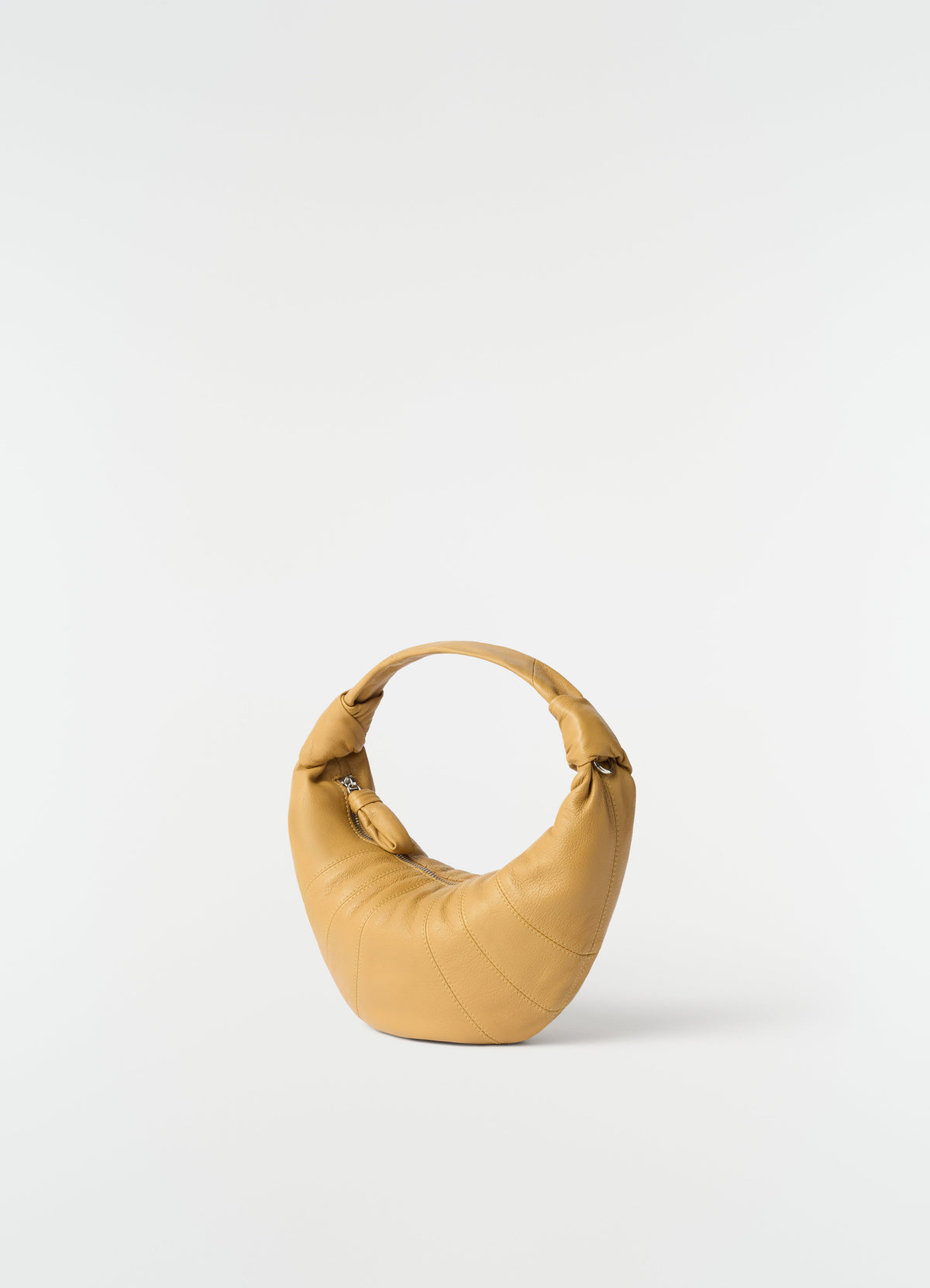 MINI SAC CROISSANT FORTUNE EN CUIR DE CHÈVRE