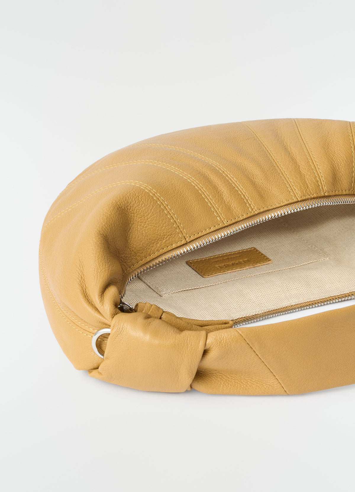 MINI SAC CROISSANT FORTUNE EN CUIR DE CHÈVRE