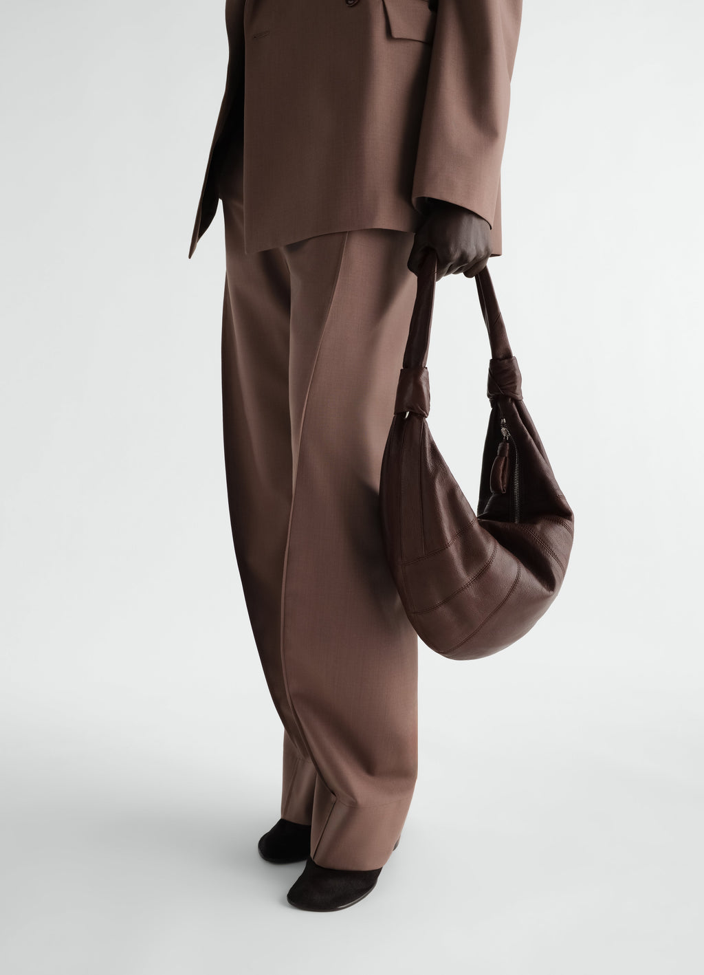 FORTUNE CROISSANT BAG IN GOATSKIN LEATHER
