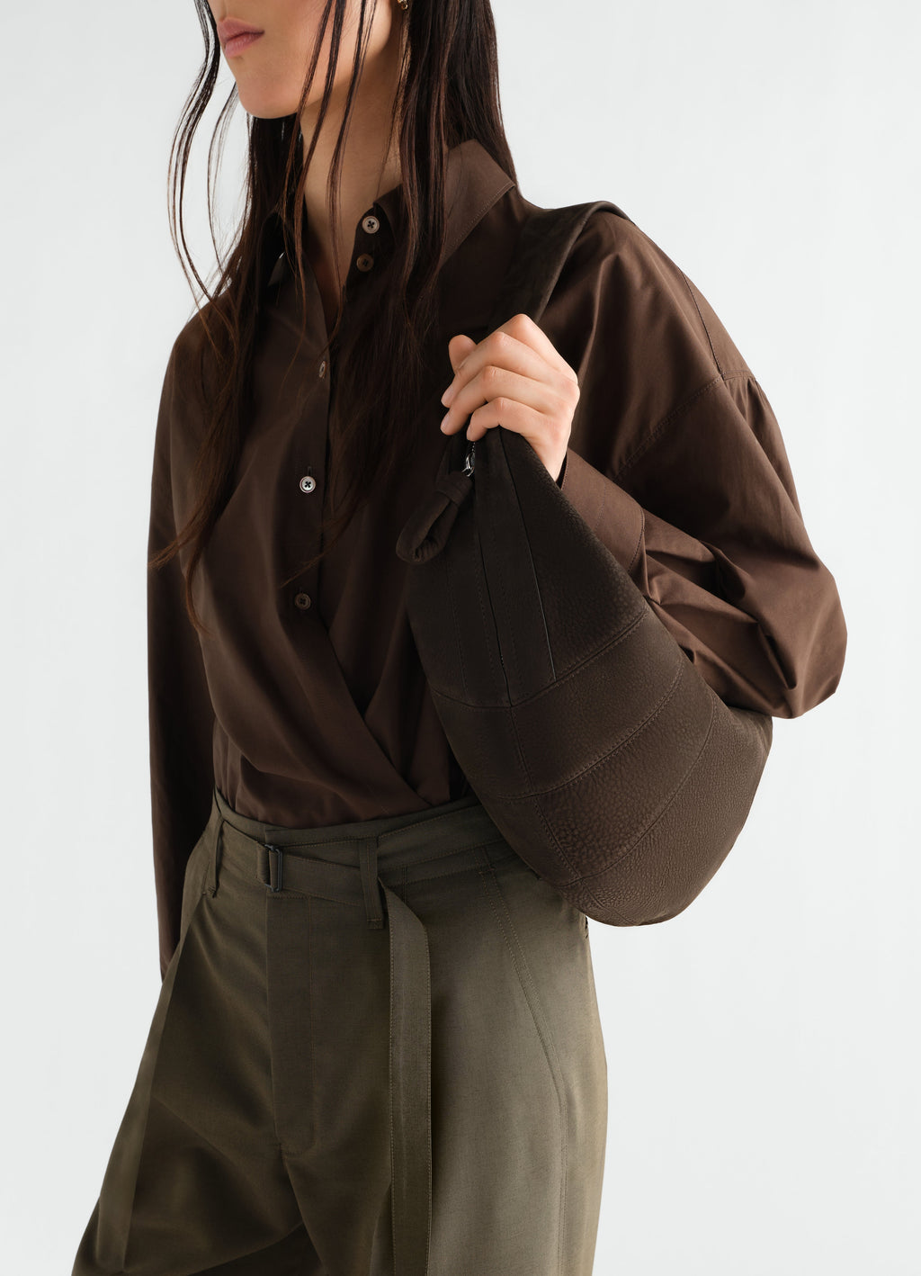 SAC CROISSANT FORTUNE EN NUBUCK D'ALPAGA