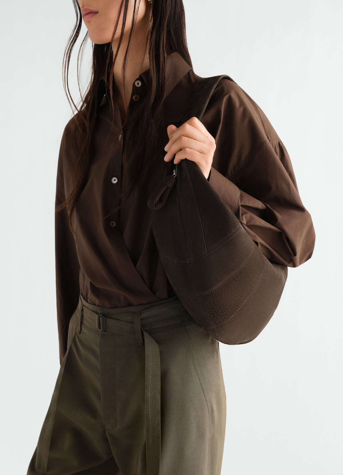 SAC CROISSANT FORTUNE EN NUBUCK D'ALPAGA