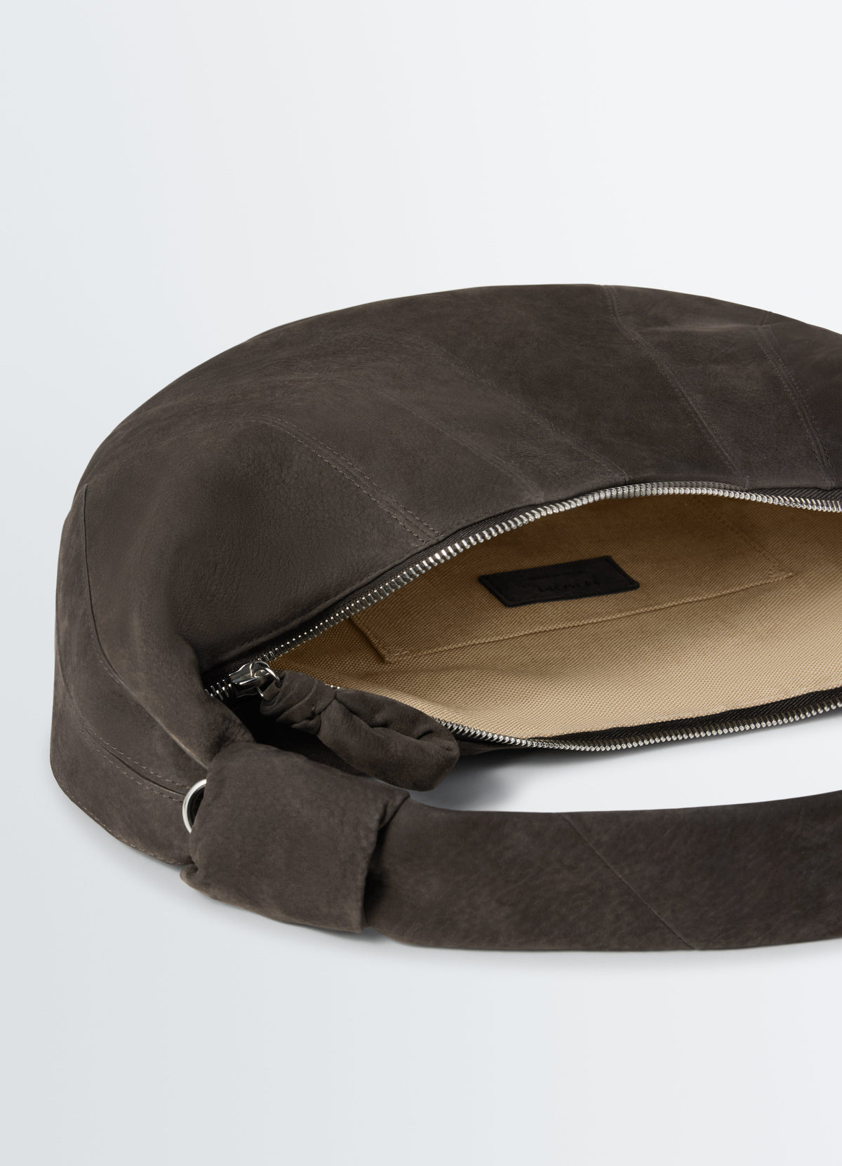 SAC CROISSANT FORTUNE EN NUBUCK D'ALPAGA