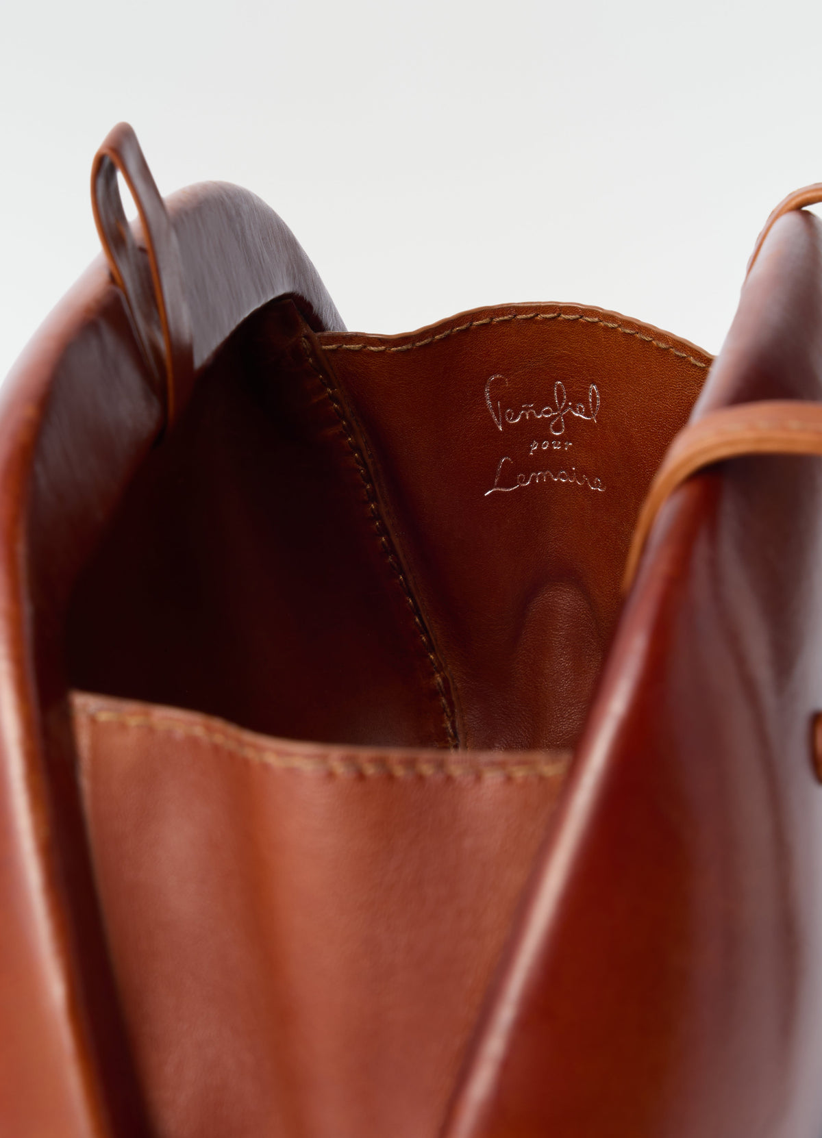 FESSES CLUTCH IN BABY CALFSKIN LEATHER