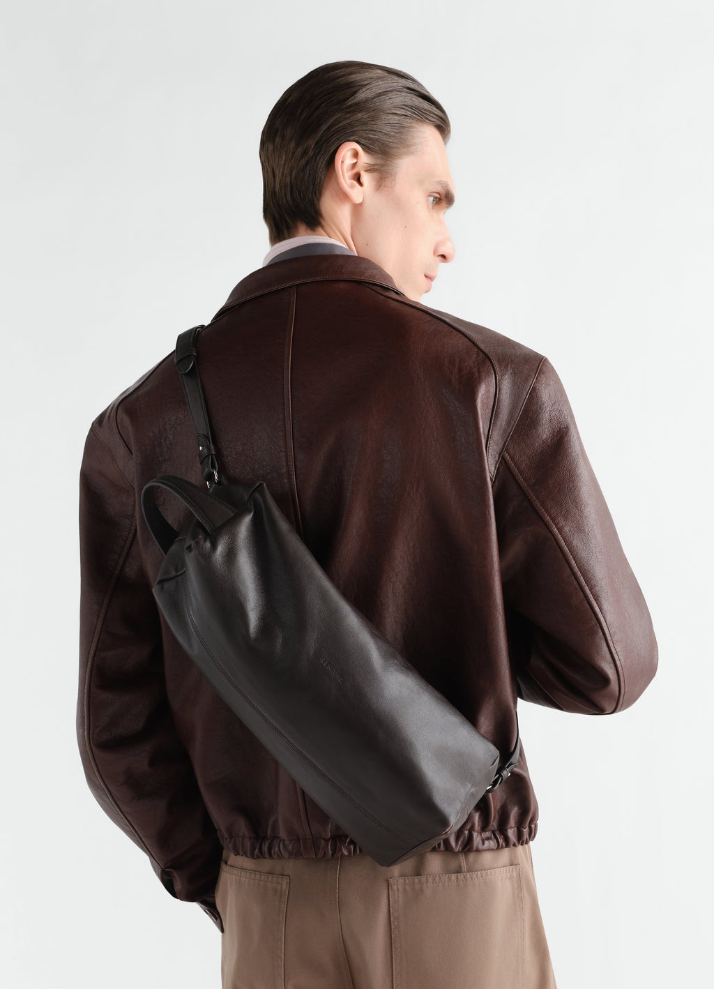 THE CARE SLINGBAG IN SOFT NAPPA LAMBSKIN LEATHER