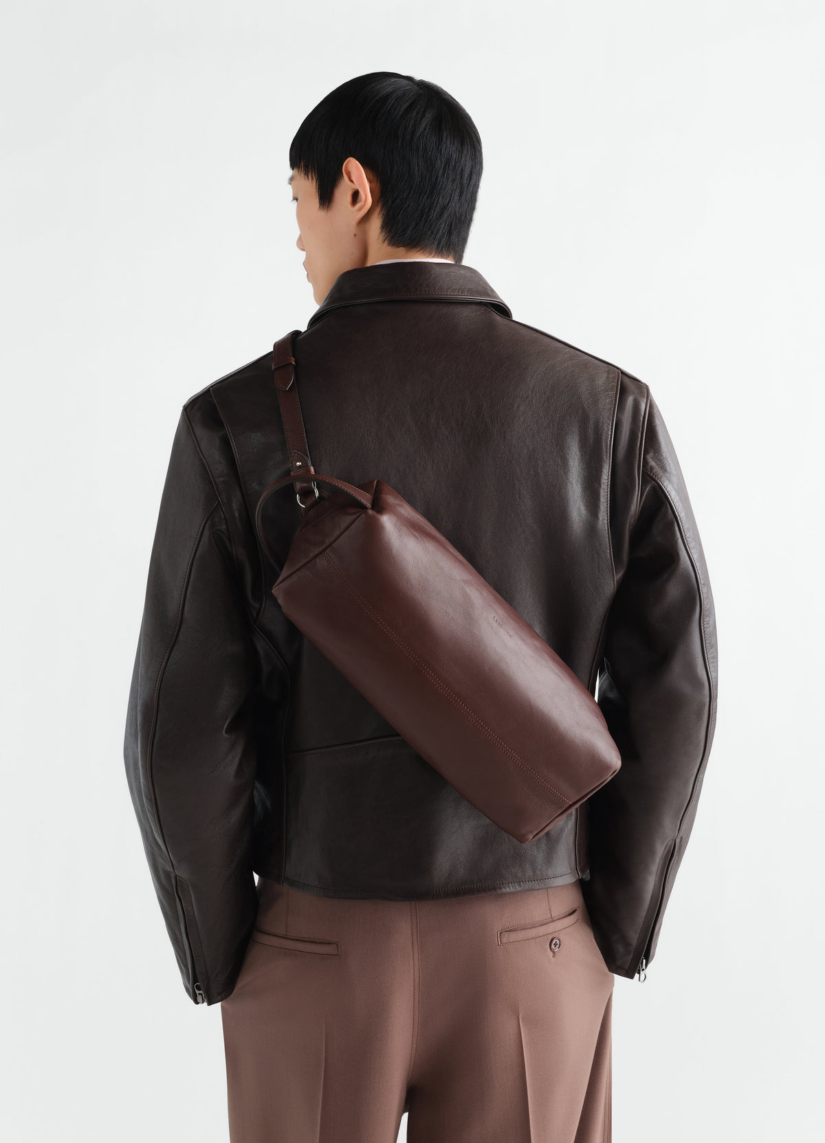 THE CARE SLINGBAG IN SOFT NAPPA LAMBSKIN LEATHER